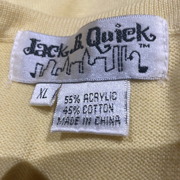 Vintage Jack B. Quick‎ Beaded & Embroidered Lightweight Sweater Tank Top - Picture 5 of 5